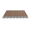 Trapezblech W-20/1100 | Dachprofil | Stahl 0,50 mm | 35 µm Strukturpolyester | Holzoptik Eiche | Anti-Tropf 70 #2