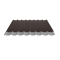 Trapezblech W-20/1100 | Dachprofil | Stahl 0,50 mm | 35 µm Mattpolyester | 32 Dunkelbraun | Anti-Tropf 70 #2