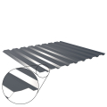 Trapezblech W-20/1100 mit Zusatzprägung | Wandprofil | Stahl 0,50 mm | 25 µm Polyester | RAL 7016 Anthrazitgrau #1