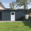 Trapezblech W-20/1100 mit Zusatzprägung | Wandprofil | Stahl 0,50 mm | 25 µm Polyester | RAL 7016 Anthrazitgrau #2