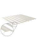 Trapezblech W-20/1100 mit Zusatzprägung | Wandprofil | Stahl 0,50 mm | 25 µm Polyester | RAL 9010 Reinweiß #1