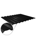 Trapezblech W-20/1100 mit Zusatzprägung | Wandprofil | Stahl 0,50 mm | 35 µm Mattpolyester | 33 Schwarz #1