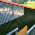 Trapezblech W-20/1100 mit Zusatzprägung | Wandprofil | Aluminium 0,70 mm | 25 µm Polyester | RAL 6005 Moosgrün #3