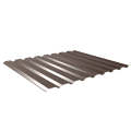 Trapezblech W-20/1100 | Wandprofil | Stahl 0,50 mm | 25 µm Polyester | RAL 8014 Sepiabraun #1