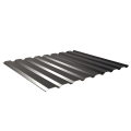 Trapezblech W-20/1100 | Wandprofil | Stahl 0,50 mm | 25 µm Polyester | RAL 9005 Tiefschwarz #1
