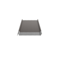 Trapezblech W-33/500 mit Tiefsickenprägung | Stahl 0,50 mm | 25 µm Polyester | RAL 8014 Sepiabraun | Anti-Tropf 70 #2
