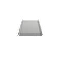 Trapezblech W-33/500 mit Tiefsickenprägung | Stahl 0,50 mm | 25 µm Polyester | RAL 9006 Weißaluminium | Anti-Tropf 110 #2