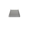 Trapezblech W-33/500 mit Tiefsickenprägung | Stahl 0,50 mm | 25 µm Polyester | RAL 9007 Graualuminium | Anti-Tropf 110 #2