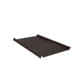 Trapezblech W-33/500 mit Tiefsickenprägung | Stahl 0,50 mm | 35 µm Mattpolyester | 32 Dunkelbraun | Anti-Tropf 70 #1