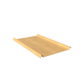 Trapezblech W-33/500 ohne Tiefsickenprägung | Stahl 0,50 mm | 35 µm Strukturpolyester | Holzoptik Ahorn #1