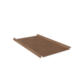 Trapezblech W-33/500 ohne Tiefsickenprägung | Stahl 0,50 mm | 35 µm Strukturpolyester | Holzoptik Eiche #1