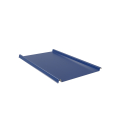 Trapezblech W-33/500 ohne Tiefsickenprägung | Stahl 0,50 mm | 25 µm Polyester | RAL 5010 Enzianblau #1