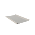 Trapezblech W-33/500 ohne Tiefsickenprägung | Stahl 0,50 mm | 25 µm Polyester | RAL 7035 Lichtgrau #1