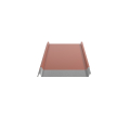 Trapezblech W-33/500 ohne Tiefsickenprägung | Stahl 0,50 mm | 25 µm Polyester | RAL 8004 Kupferbraun | Anti-Tropf 70 #2