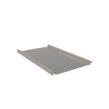 Trapezblech W-33/500 ohne Tiefsickenprägung | Stahl 0,50 mm | 25 µm Polyester | RAL 9007 Graualuminium #1