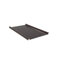 Trapezblech W-33/500 ohne Tiefsickenprägung | Stahl 0,63 mm | 25 µm Polyester | RAL 8017 Schokoladenbraun #1