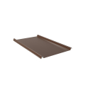 Trapezblech W-33/500 ohne Tiefsickenprägung | Stahl 0,75 mm | 25 µm Polyester | RAL 8011 Nussbraun #1