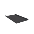 Trapezblech W-33/500 ohne Tiefsickenprägung | Stahl 0,50 mm | 35 µm Mattpolyester | 23 Dunkelgrau #1