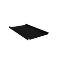 Trapezblech W-33/500 ohne Tiefsickenprägung | Stahl 0,50 mm | 35 µm Mattpolyester | 33 Schwarz #1