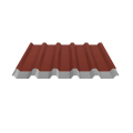 Trapezblech W-35/1035 | Dachprofil | Stahl 0,50 mm | 35 µm Mattpolyester | 29 Rot | Anti-Tropf 70 #2