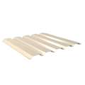 Trapezblech W-35/1035 | Wandprofil | Stahl 0,50 mm | 25 µm Polyester | RAL 1015 Hellelfenbein #1