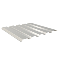 Trapezblech W-35/1035 | Wandprofil | Stahl 0,50 mm | 25 µm Polyester | RAL 9006 Weißaluminium #1