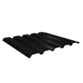 Trapezblech W-35/1035 | Wandprofil | Stahl 0,50 mm | 35 µm Mattpolyester | 33 Schwarz #1