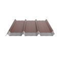 Trapezblech W-45/1000 | Stahl 0,50 mm | 25 µm Polyester | RAL 8012 Rotbraun | Anti-Tropf 110 #2