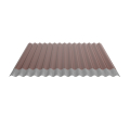 Wellblech W-1/1064 | Dachprofil | Stahl 0,50 mm | 25 µm Polyester | RAL 8012 Rotbraun | Anti-Tropf 70 #2