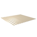 Wellblech W-1/1064 | Dachprofil | Stahl 0,63 mm | 25 µm Polyester | RAL 1015 Hellelfenbein | Anti-Tropf 200 #1