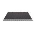 Wellblech W-1/1064 | Dachprofil | Stahl 0,50 mm | 35 µm Mattpolyester | 23 Dunkelgrau | Anti-Tropf 110 #2