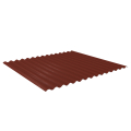 Wellblech W-1/1064 | Dachprofil | Stahl 0,50 mm | 35 µm Mattpolyester | 29 Rot | Anti-Tropf 70 #1