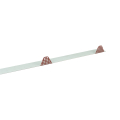 Zahnblech | Für W-45 | Klein-Gelocht | RAL 8012 Rotbraun #1