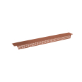 Zahnblech | Für W-33 | Groß-Gelocht | RAL 8004 Kupferbraun #1