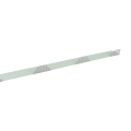 Zahnblech | Für W-35 | Klein-Gelocht | RAL 9006 Weißaluminium #1