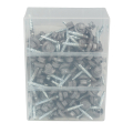 SKH-Schrauben | Kunststoff-Box | 4,8 x 35 mm | 100 Stück | RAL 9007 Graualuminium #3