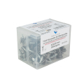 TTAP Schrauben | Kunststoff-Box | 4,8 x 20 mm | 100 Stück | RAL 9007 Graualuminium #1