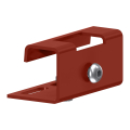 Befestigungsclip für Sicherheitsschiene | Ziegelrot | max. Gewicht: 120 kg #1