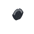 Firstendscheibe | Gelocht | Stahl 0,50 mm | 25 µm Polyester | RAL 7016 Anthrazitgrau | für Pfannenbleche #1