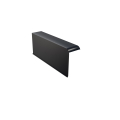 Windschutz-Ortgang | Anfang links |  400 mm | Stahl 0,50 mm | 25 µm Polyester  | RAL 7016 Anthrazitgrau  #1