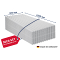 Polycarbonat Wellplatte | 76/18 Sinus | C-Struktur | Länge: 2500 mm | Anzahl: 50 Stk. | Farbe: Klar #1