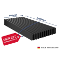 SALUX® SINTRA PVC Kunststoffplatte | Länge: 3000 mm | Anzahl: 50 Stk. | Farbe: Anthrazit Metallic | Breite: 900 mm #1