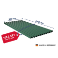 SALUX® SINTRA PVC Kunststoffplatte | Länge: 3500 mm | Anzahl: 10 Stk. | Farbe: Grün Metallic | Breite: 900 mm #1