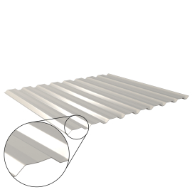 Trapezblech W-20/1100 mit Zusatzprägung | Wandprofil