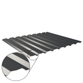 Trapezblech W-20/1100 mit Zusatzprägung | Wandprofil