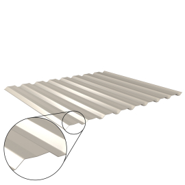 Trapezblech W-20/1100 mit Zusatzprägung | Wandprofil