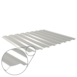 Trapezblech W-20/1100 mit Zusatzprägung | Wandprofil