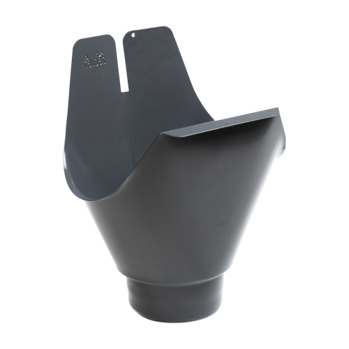 Rinnenablauf | ø: 150 auf 100 mm | Graphit | Metall #1