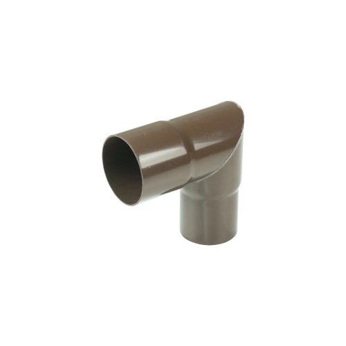 Fallrohrbogen 90° | ø: 110 mm | Braun | PVC #1