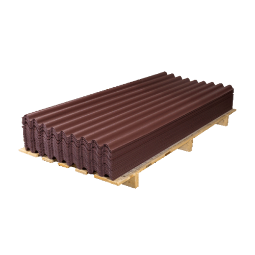 SALUX® ReWell® Kunststoffplatte | 200x Palette | Länge: 2000 mm | Farbe: Braun | Stärke: 1,8 mm | Material: PETG #1